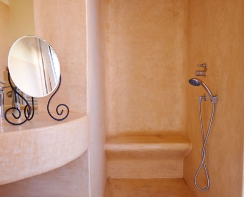 bagno moderno in tadelakt