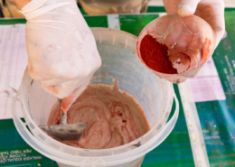 Preparare Colori del Tadelakt