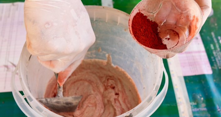 Preparare Colori del Tadelakt