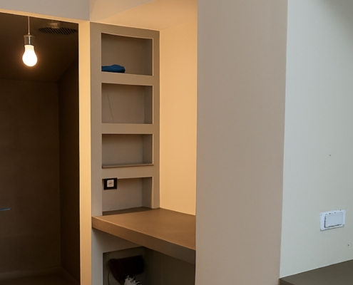 Bagno in Tadelakt hotel milano