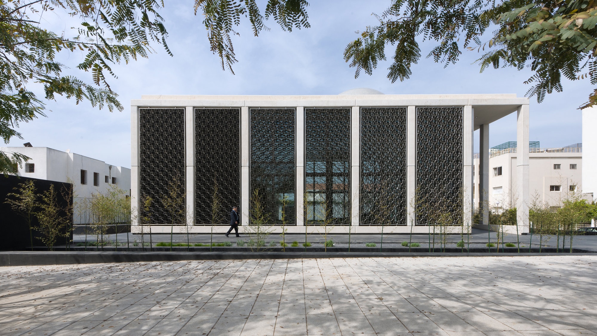 Esterni della BMCE Bank a Rabat, Marocco