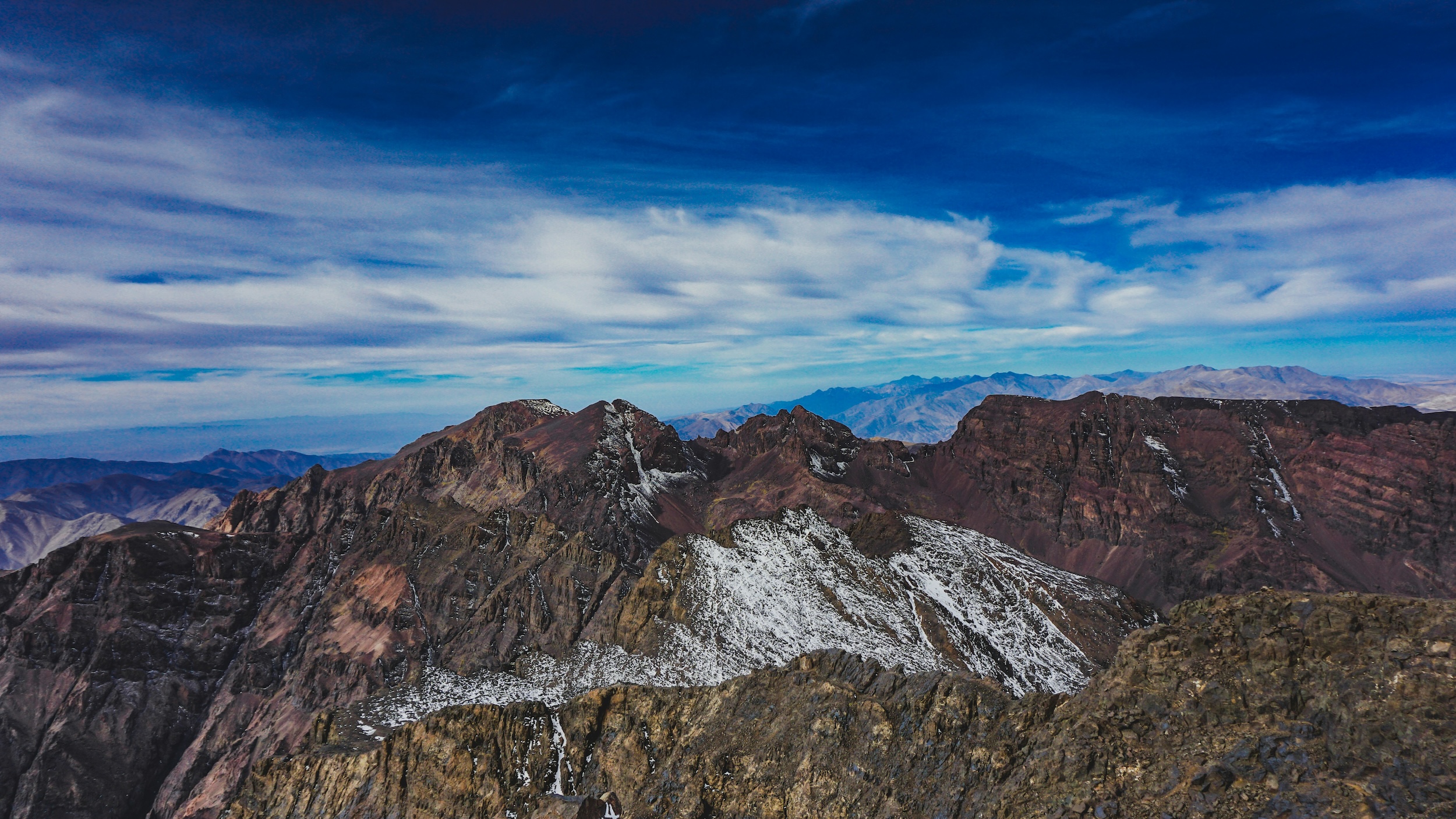 Il Monte Jbel Toubkal, Marocco