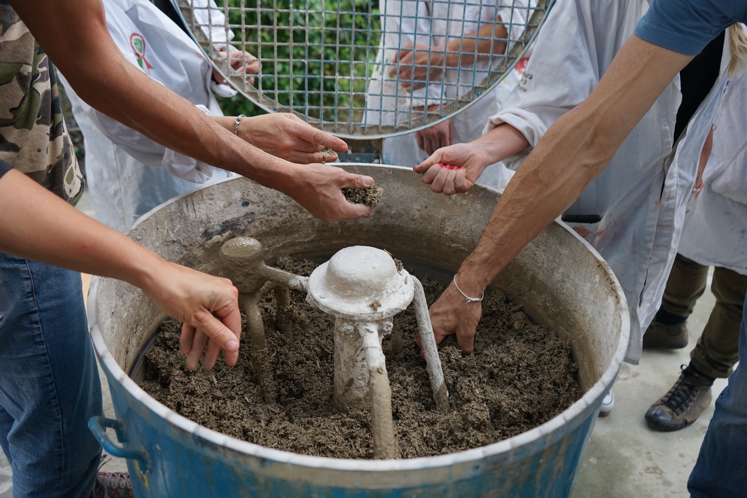 Impasto cemento canapa e perlite