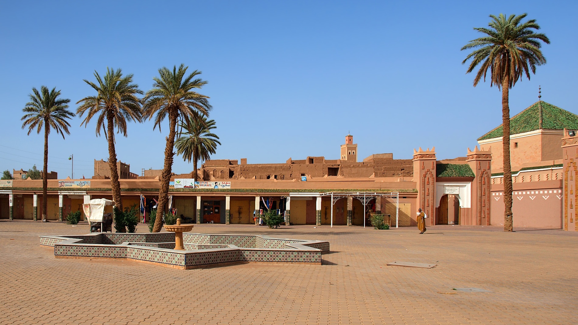 La piazza principale di Tamegroute