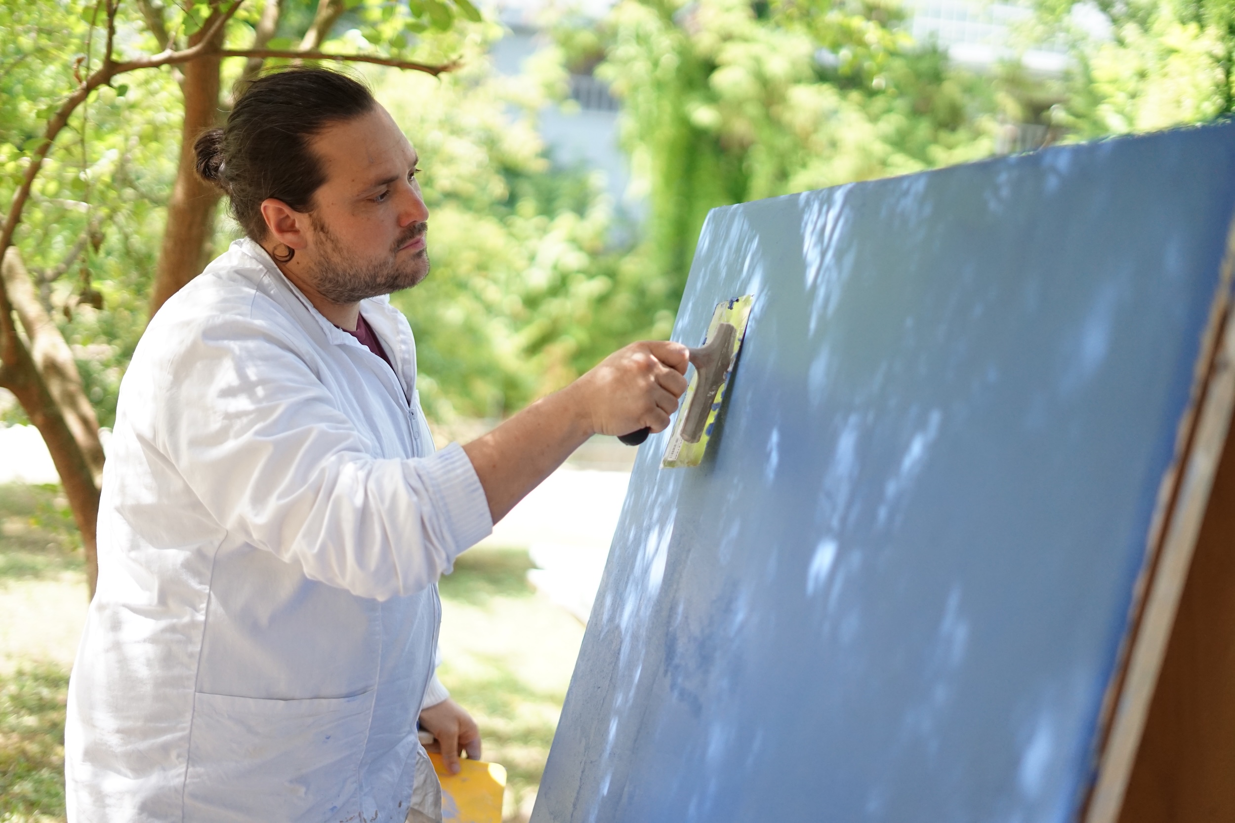 Lucidatura Tadelakt con Frattone Acciaio Inox