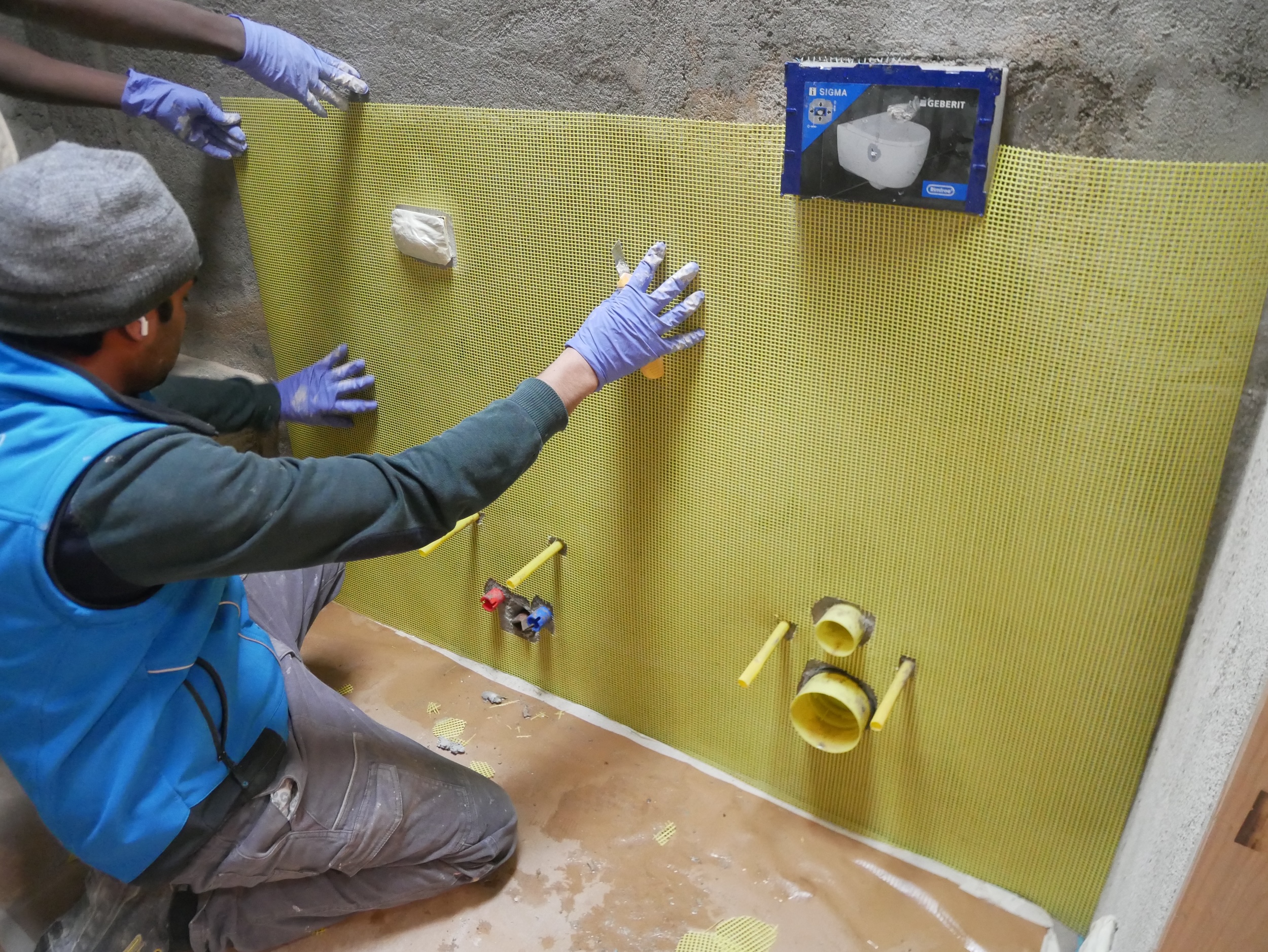 Posizionamento della rete panzer nelle zone critiche