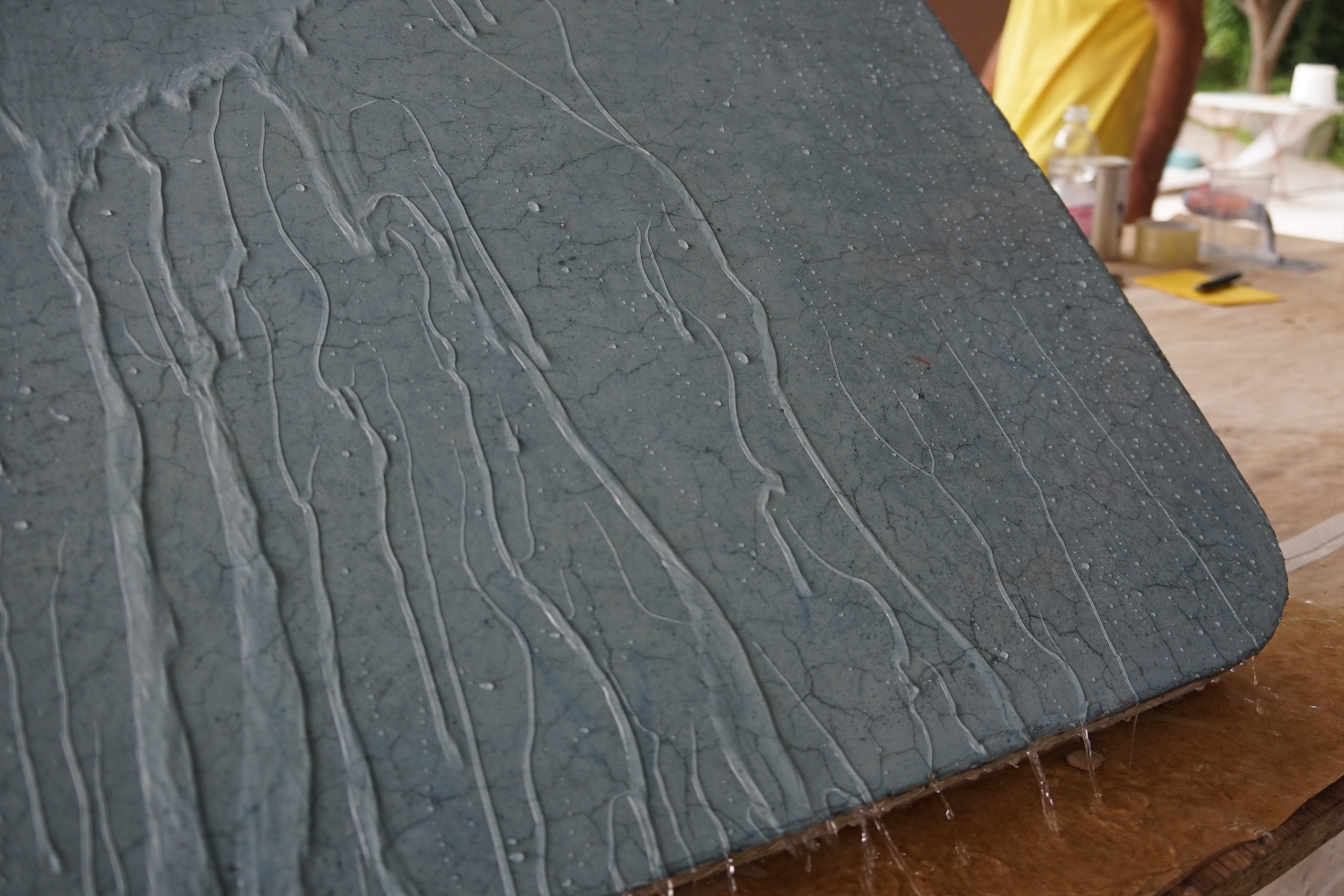 Prova idrorepellenza tadelakt 2