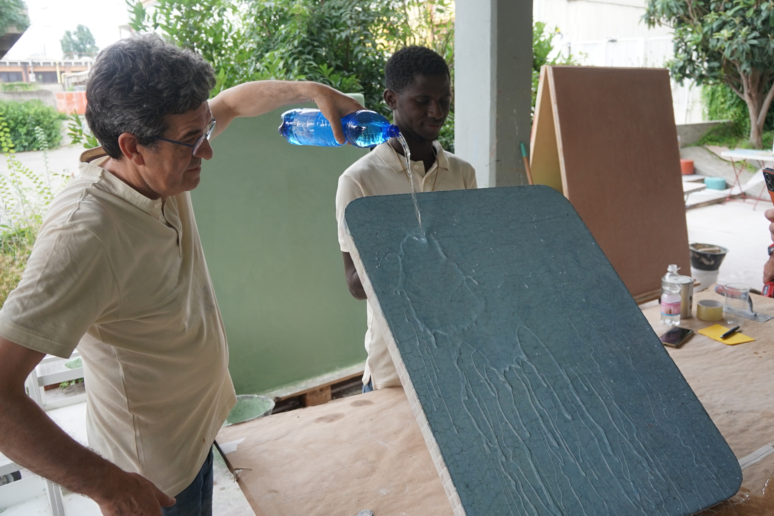 Prova idrorepellenza tadelakt 2