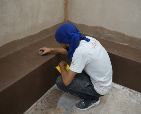 Rispetto tempistiche tadelakt