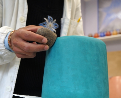 Rivestire un Vaso in Tadelakt