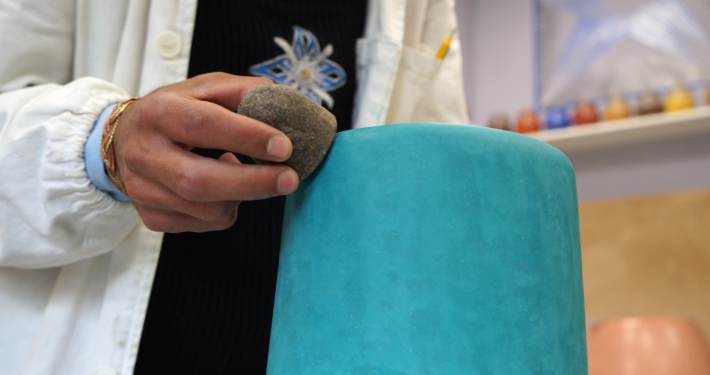 Rivestire un Vaso in Tadelakt