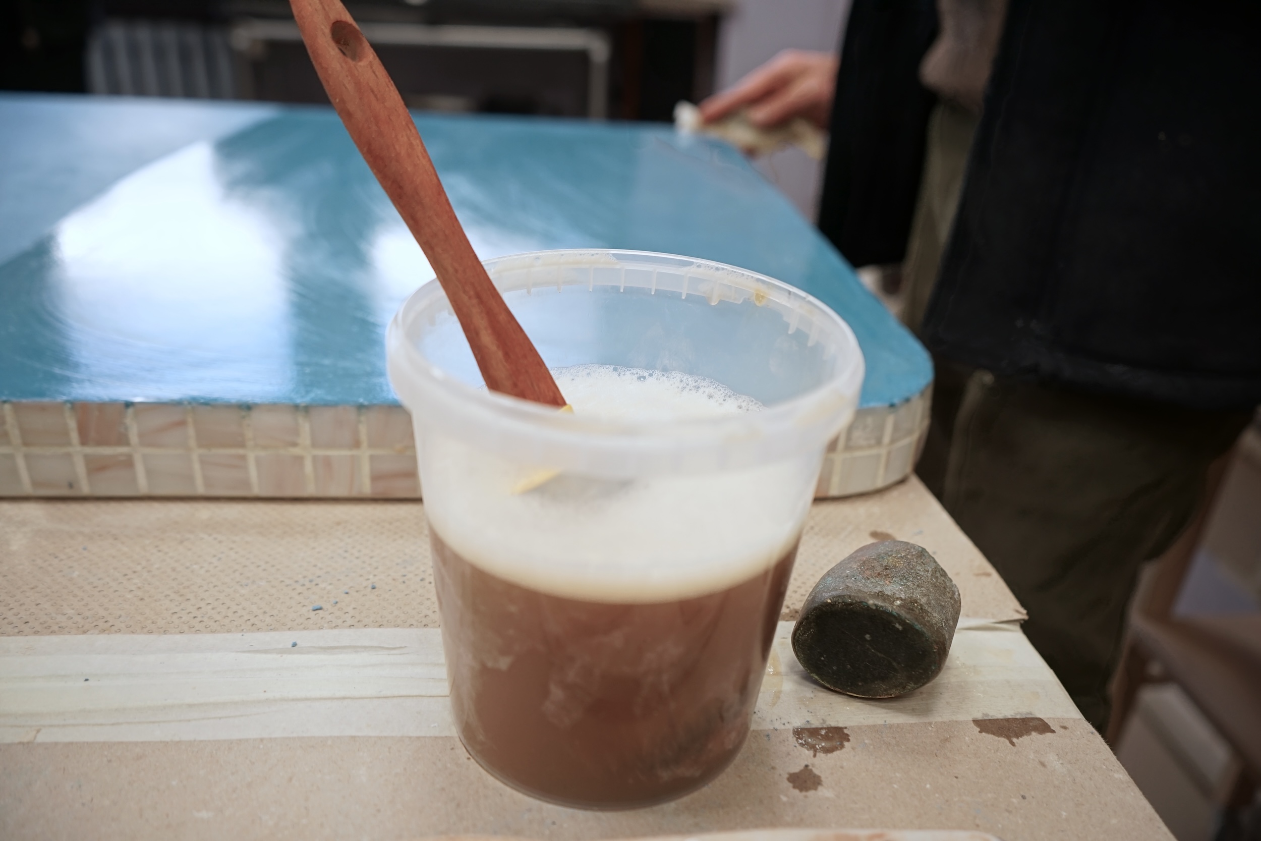 Sapone Nero Marocchino diluito con acqua