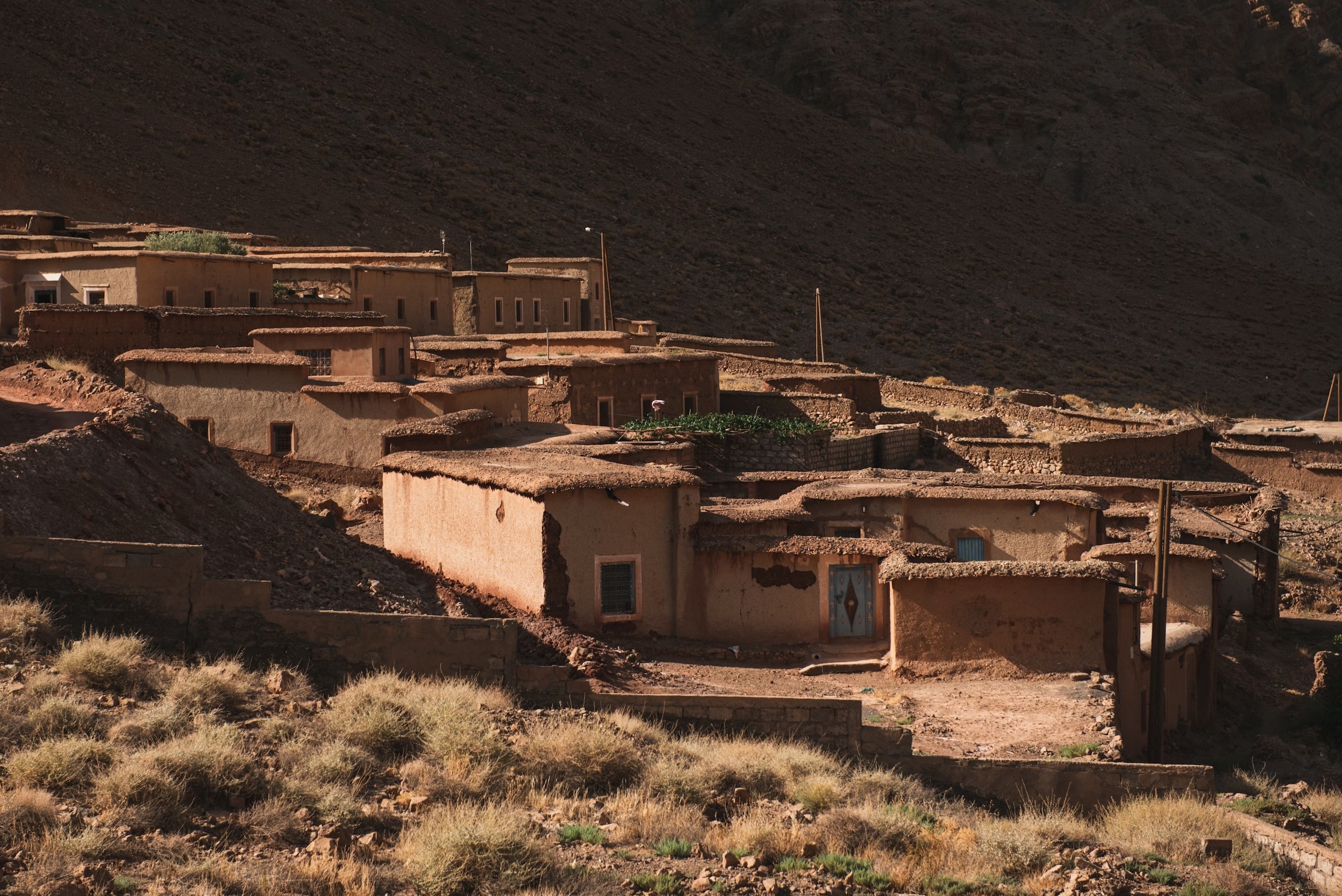 Villaggio di Ouarzazate, Medio Atlante Marocco