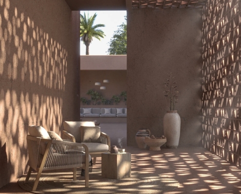 Aziz Rest House tadelakt