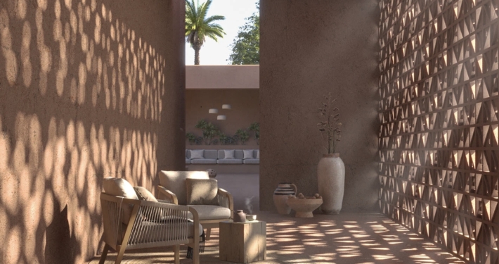 Aziz Rest House tadelakt