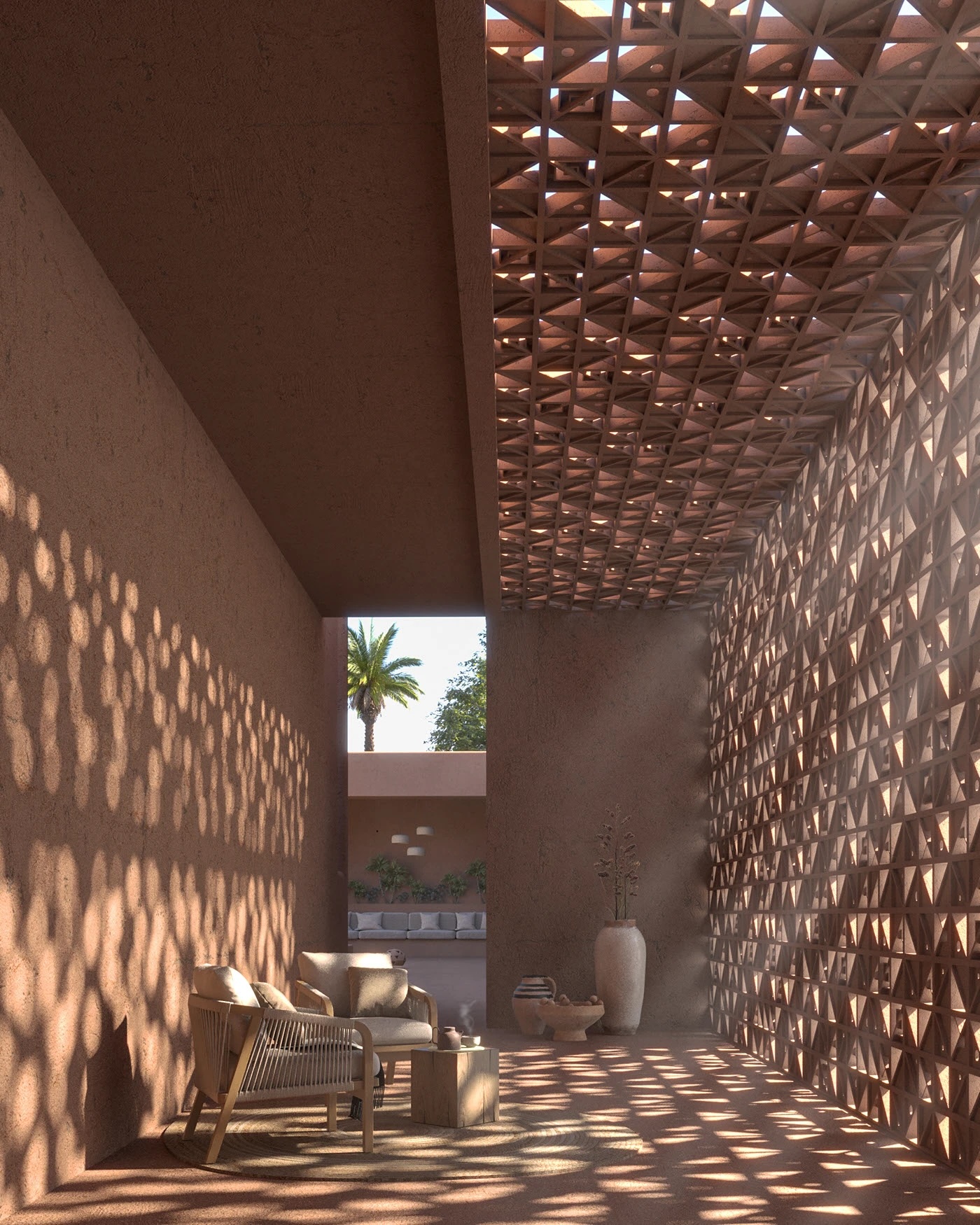 Aziz Rest House soggiorno