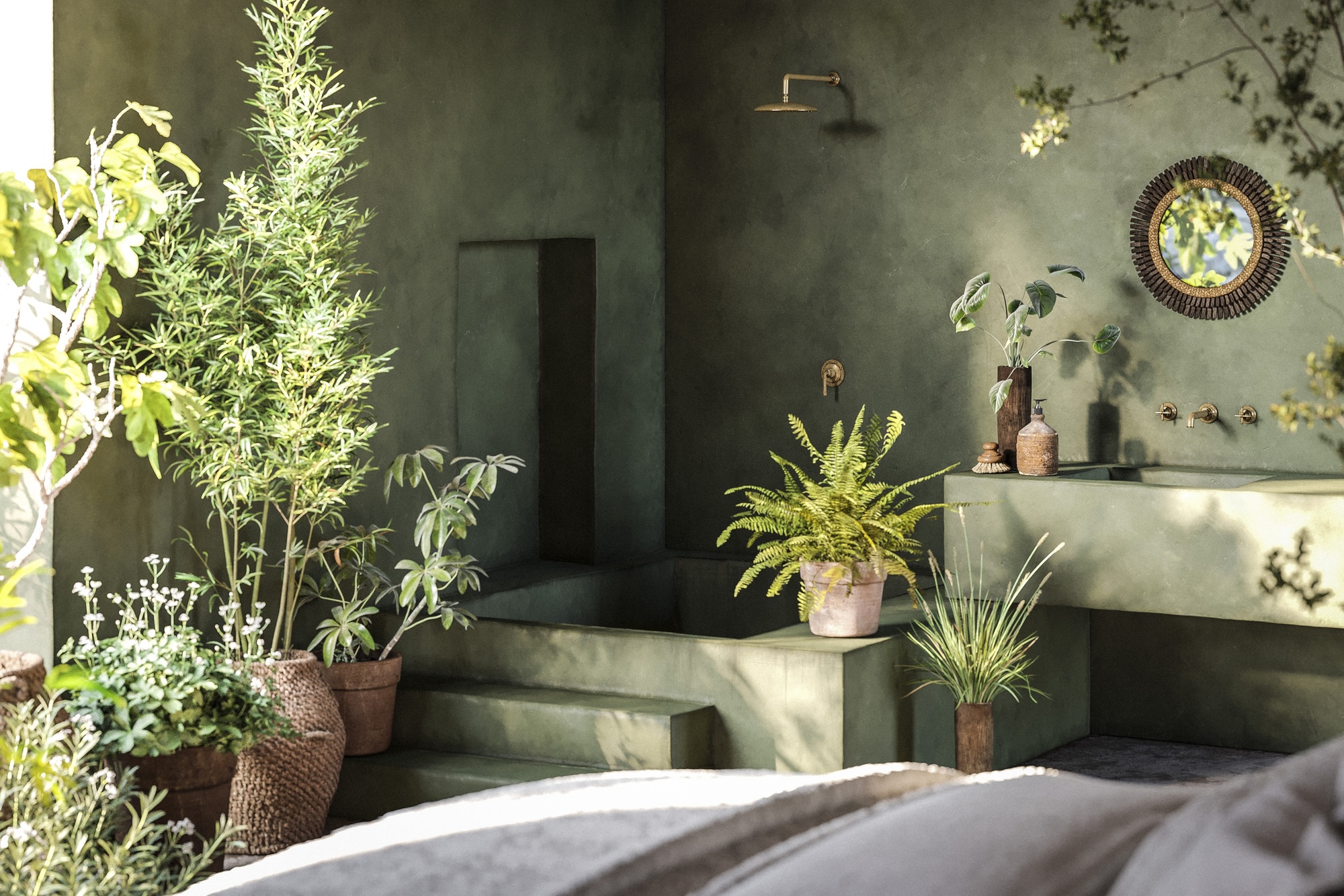 Cana Guesthouse - Bagno esterno in tadelakt