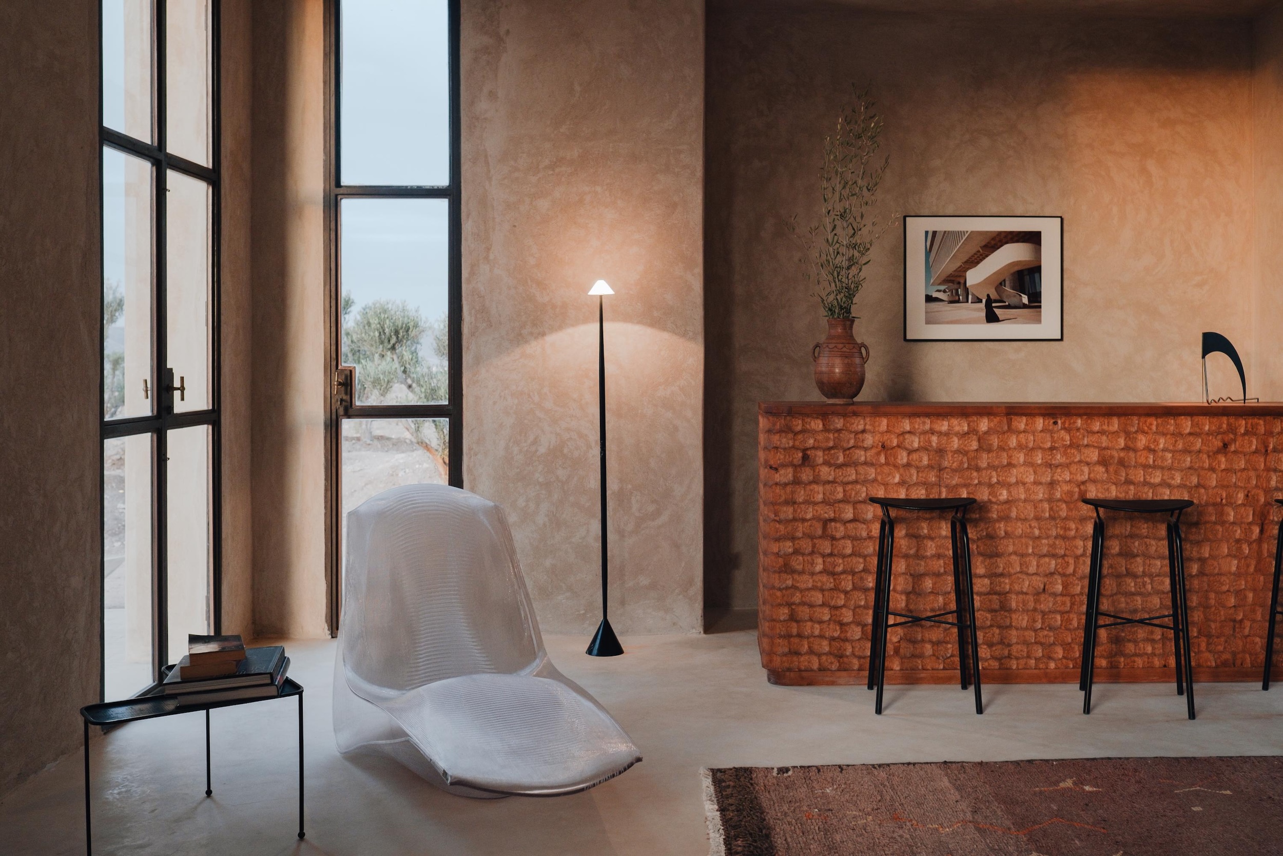 Casa DDAR in Tadelakt zona bar