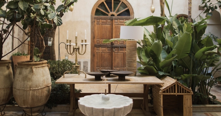 Cortile Esterno in Tadelakt Naturale