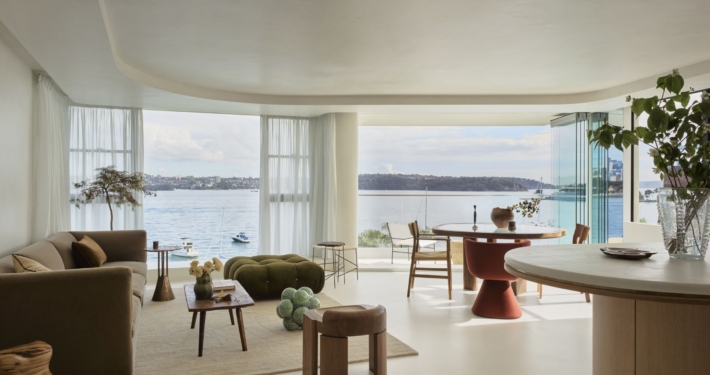 Darling Point salotto vista mare