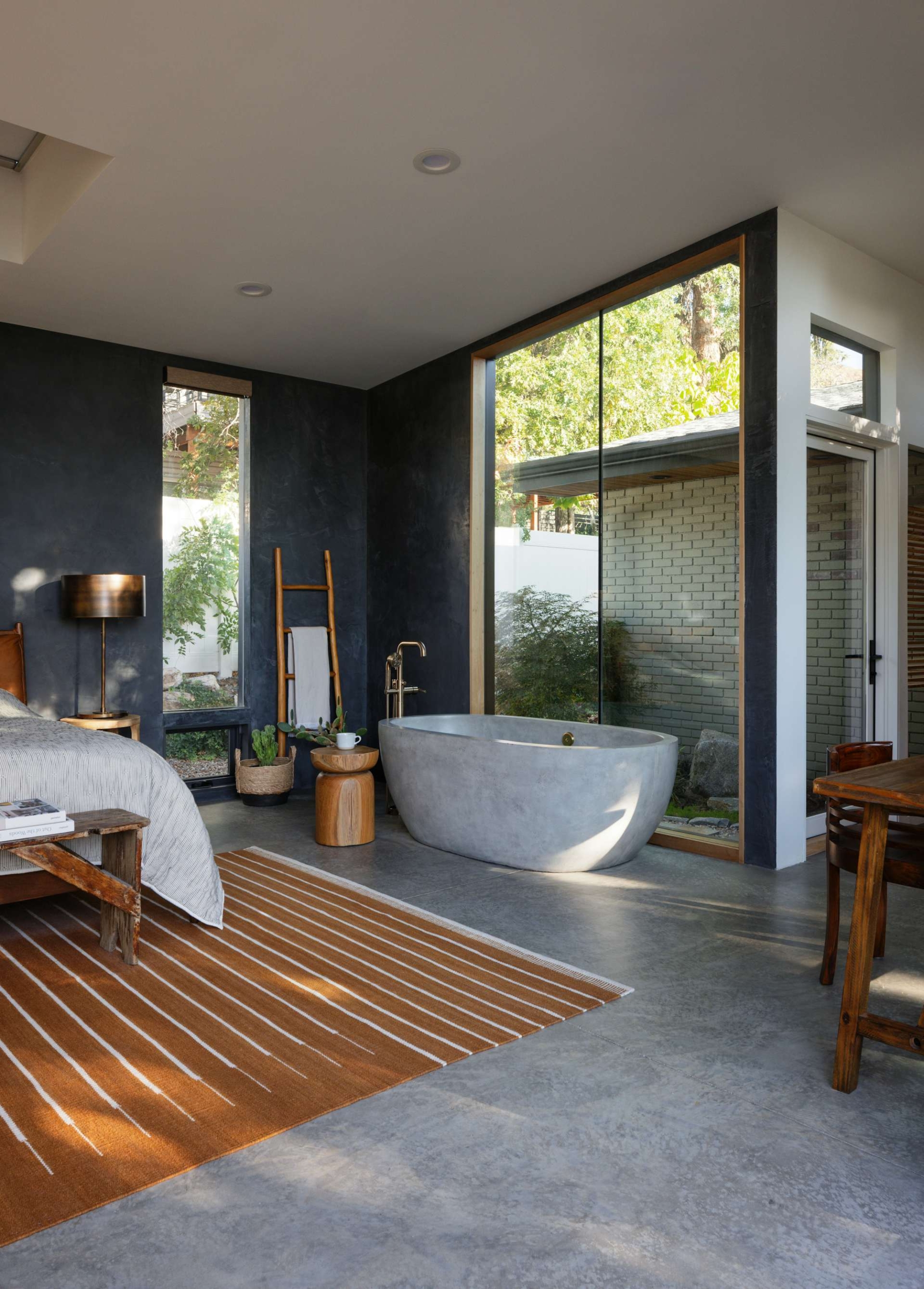 Dunford Powell House camera con vasca