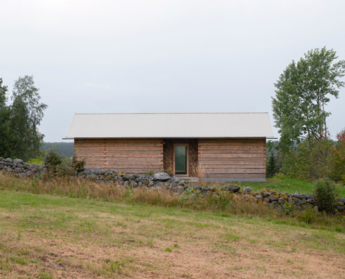 Höghult House tadelakt in svezia