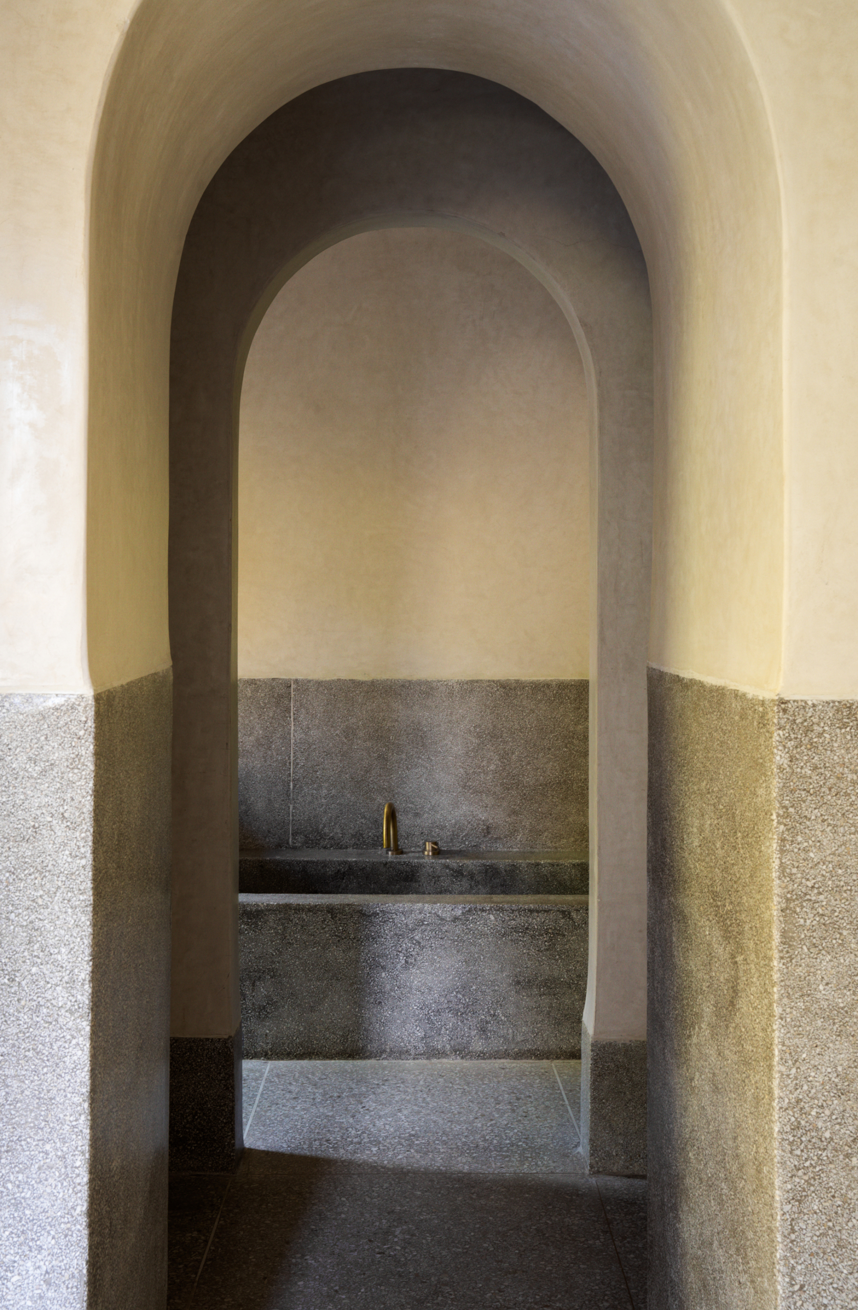 Maison Brummell Majorelle bagno in pietra e tadelakt