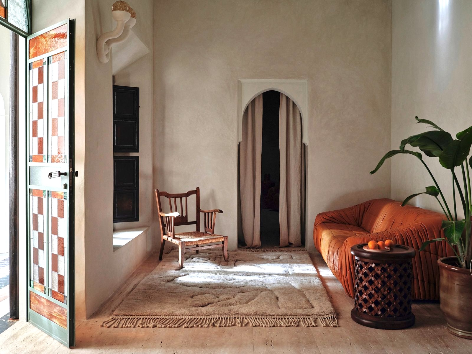 Riad Rosemary parete in tadelakt