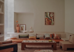 Riad Rosemary salotto in tadelakt