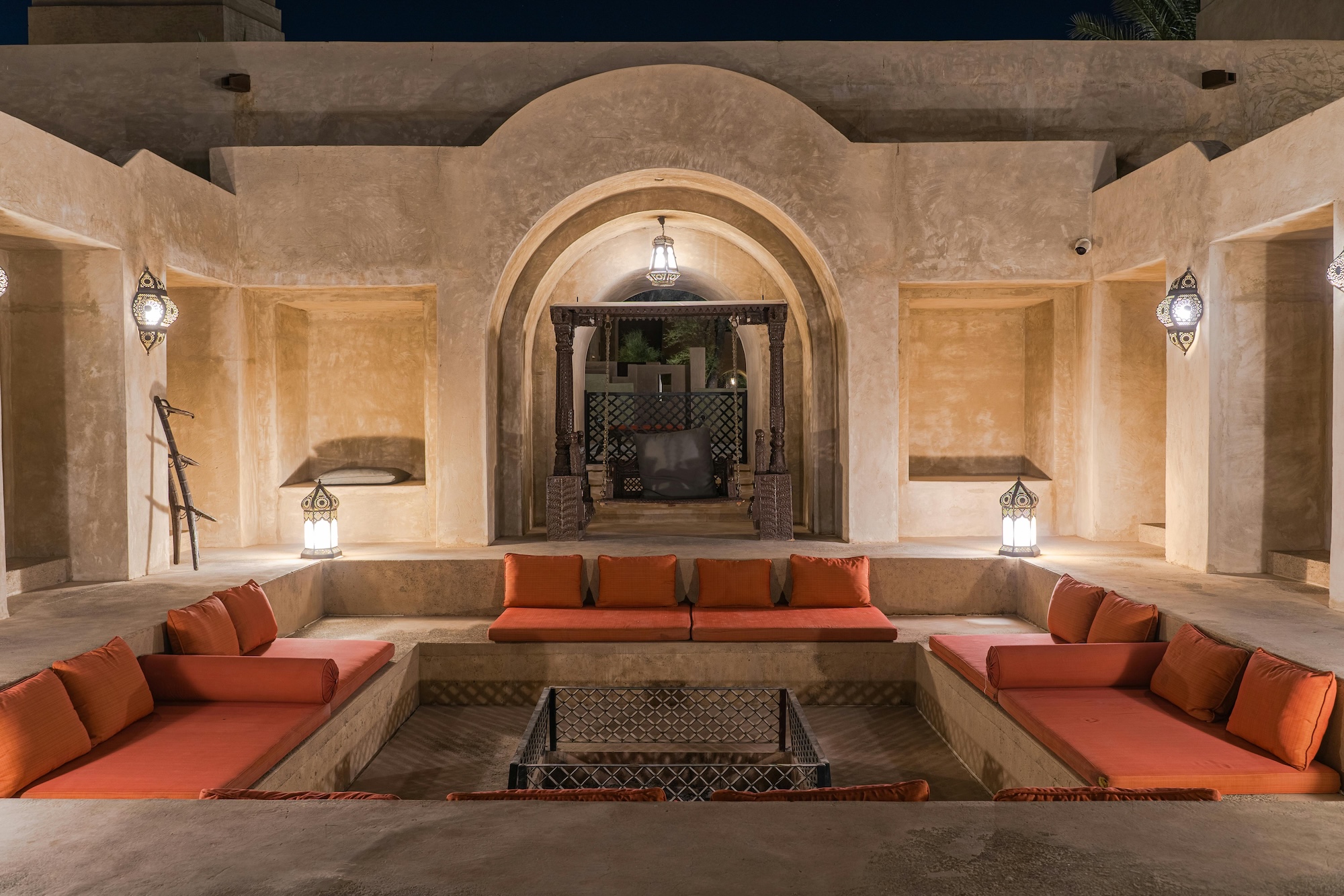 Salotto Interno del Riad Marocchino