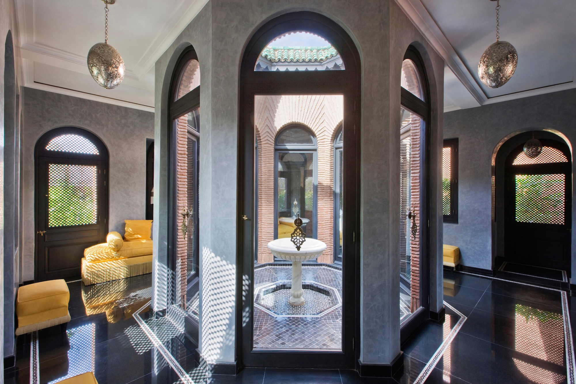 Selman Hotel tadelakt in area comune