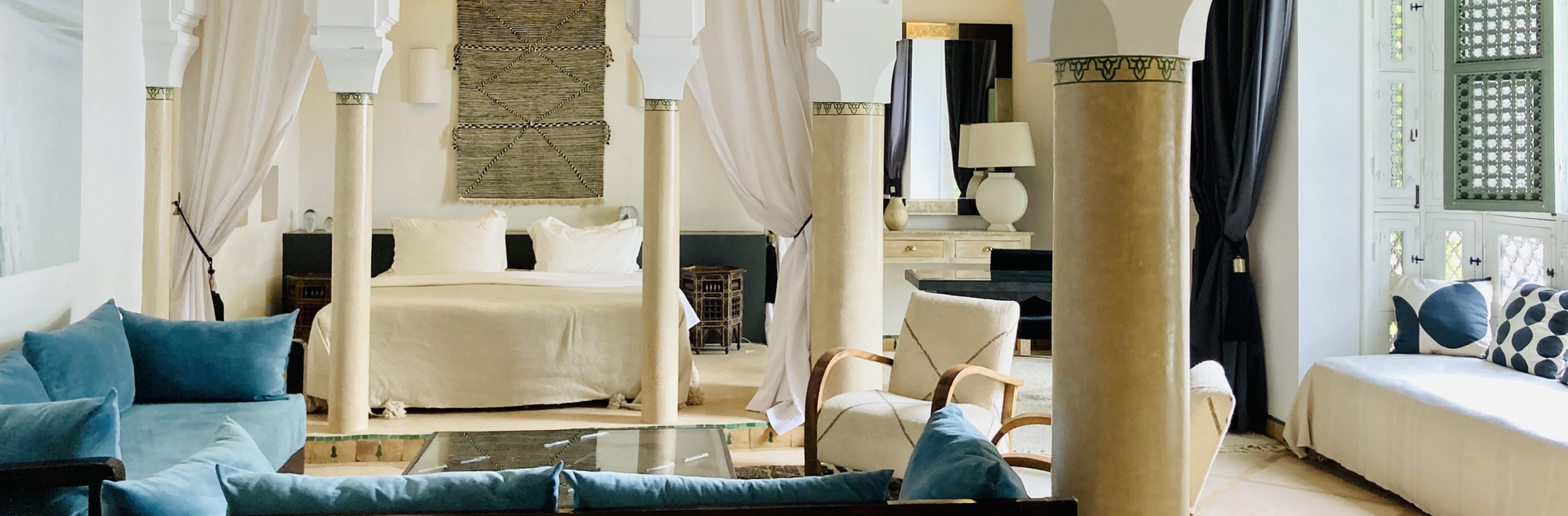 Soggiorno in Tadelakt naturale