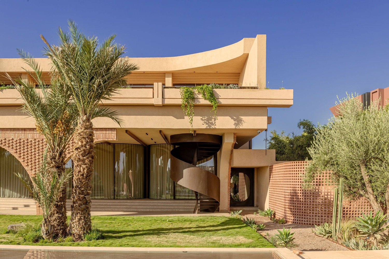 Villa VOL005 giardino interno