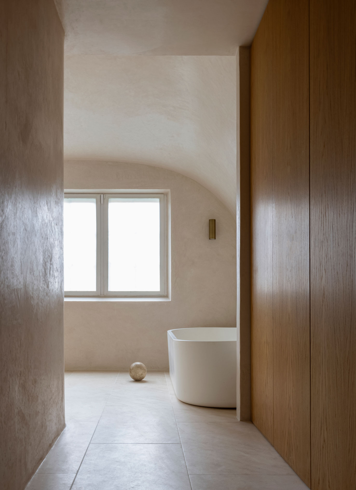 Village School House bagno in tadelakt