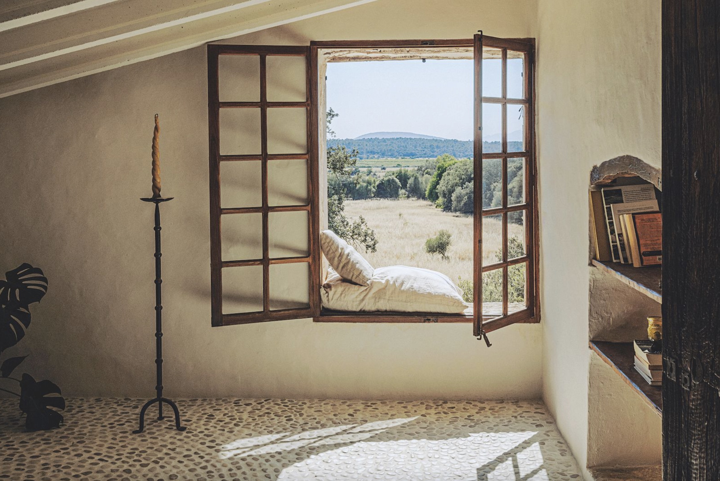 Vista di Maiorca dal salotta della Finca